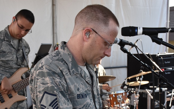 The U.S. Air Force Band Of The Golden West Adds "Flavor" To The Fairfield Tomato Festival