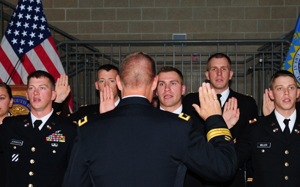 SD National Guard welcomes 7 new Army lieutenants