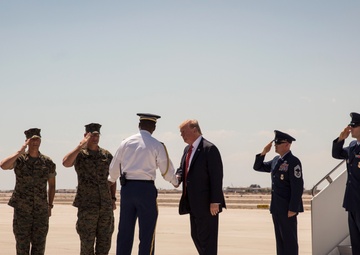 POTUS Visits MCAS Yuma