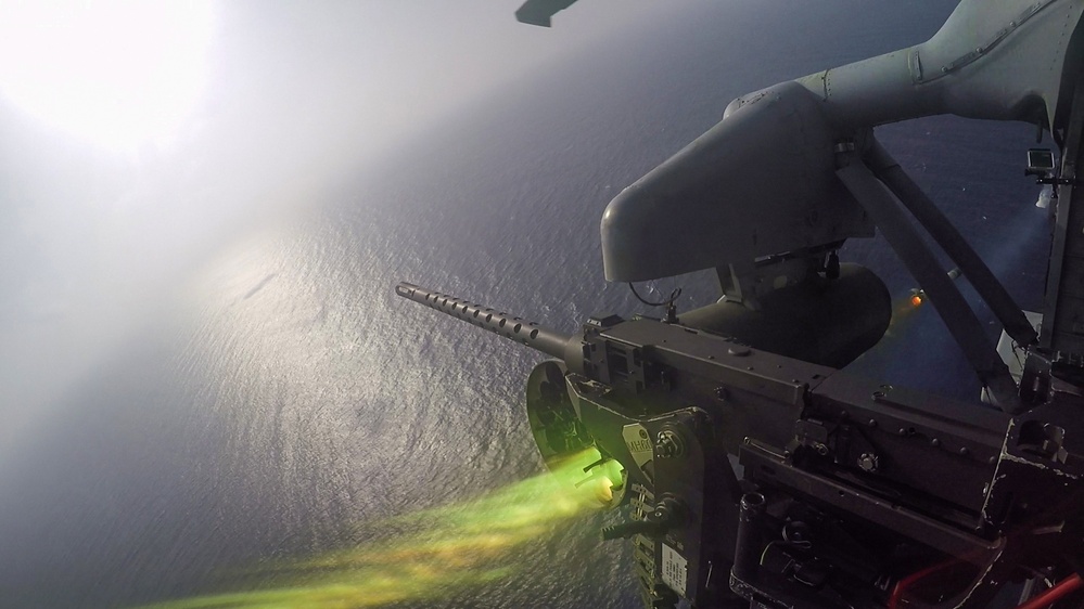 MH60S live fire exercise