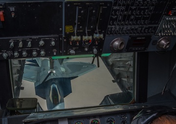 908th EARS refuels F-22s, F/A-18s
