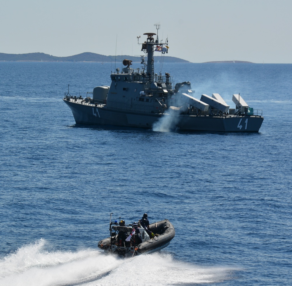 NATO Training with Croatian Navy