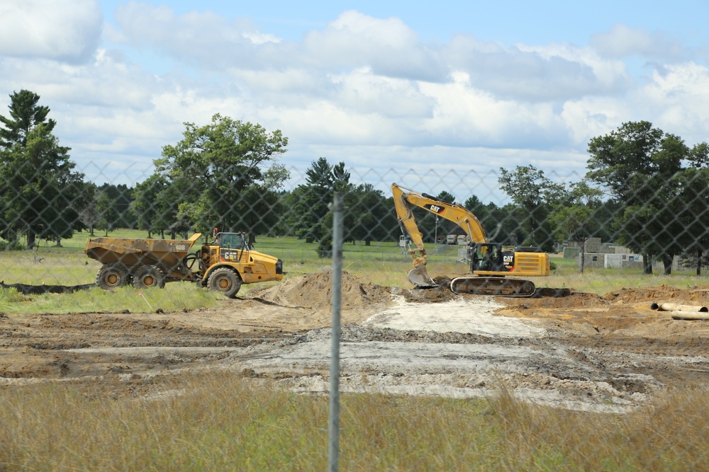 Access Control Point project construction underway at Fort McCoy