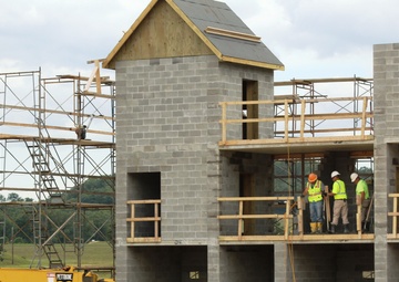 Stress-shoot facility under construction at Fort McCoy’s Range 18