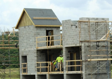 Stress-shoot facility under construction at Fort McCoy’s Range 18