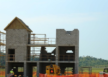 Stress-shoot facility under construction at Fort McCoy’s Range 18