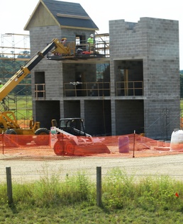 Stress-shoot facility under construction at Fort McCoy’s Range 18