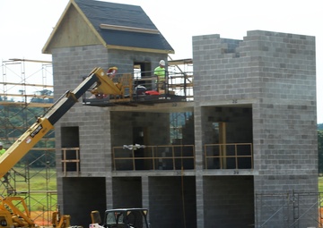 Stress-shoot facility under construction at Fort McCoy’s Range 18
