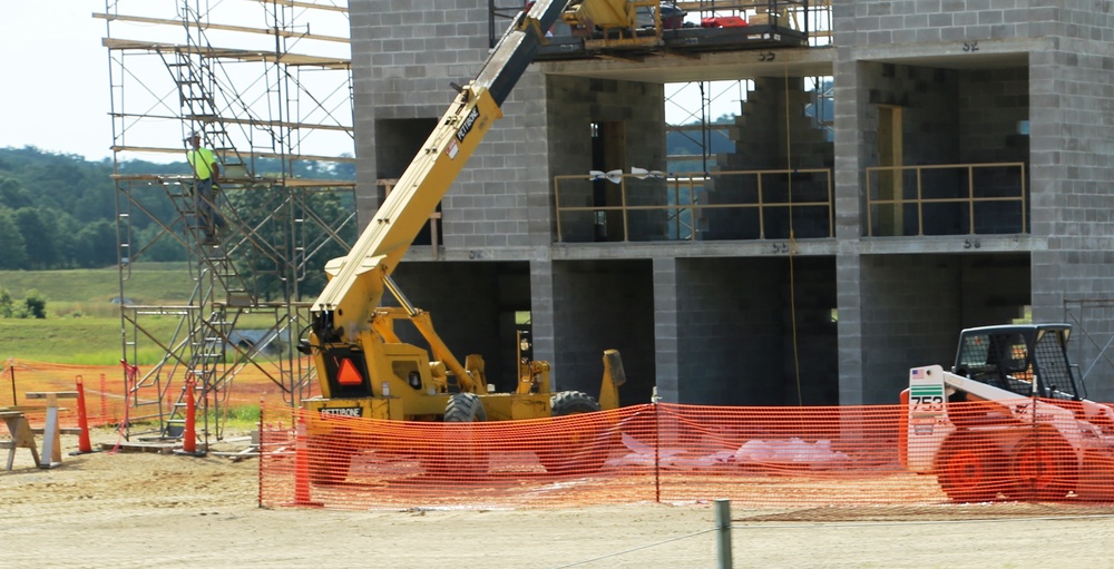 Stress-shoot facility under construction at Fort McCoy’s Range 18