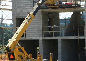 Stress-shoot facility under construction at Fort McCoy’s Range 18