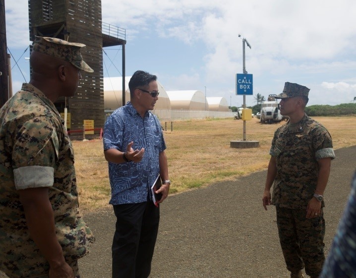 Producing readiness, promoting resiliency: Nick Ikeda visits MCBH