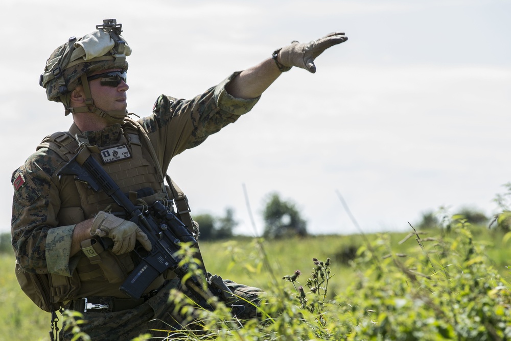 Marines tackle the Georgia Deployment Program-Resolute Support Mission Mission Rehearsal Exercise
