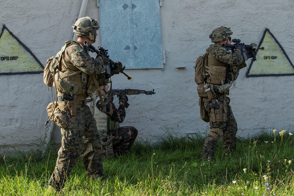 Marines tackle the Georgia Deployment Program-Resolute Support Mission Mission Rehearsal Exercise