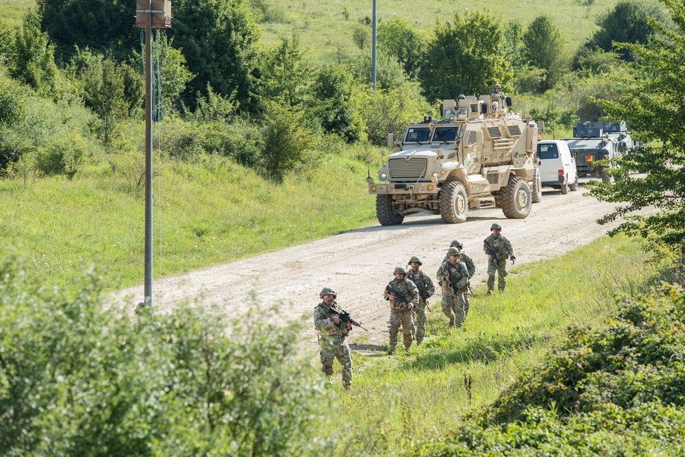 Marines tackle the Georgia Deployment Program-Resolute Support Mission Mission Rehearsal Exercise