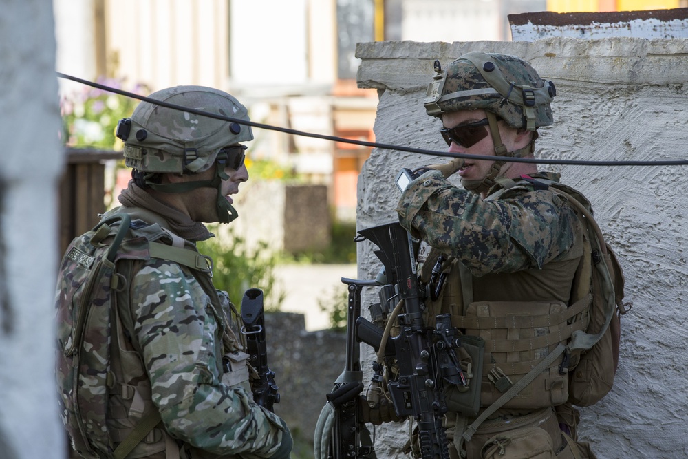 Marines tackle the Georgia Deployment Program-Resolute Support Mission Mission Rehearsal Exercise