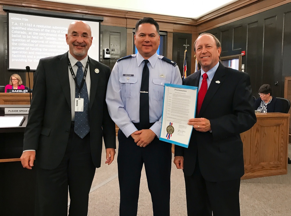 Local Leaders celebrate Air Force Space Command
