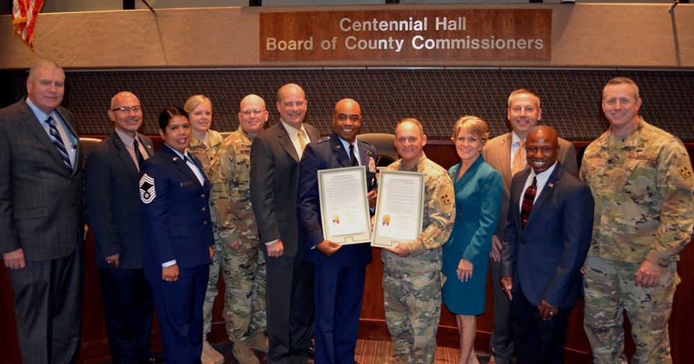 Local Leaders celebrate Air Force Space Command