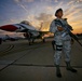 The USAF Thunderbirds at sunrise