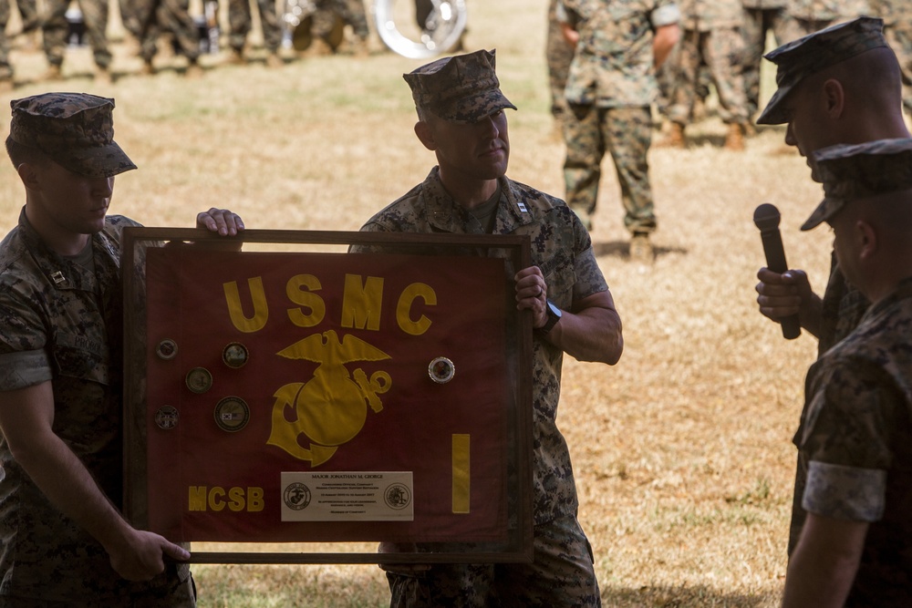 India Co., MCSB Change of Command