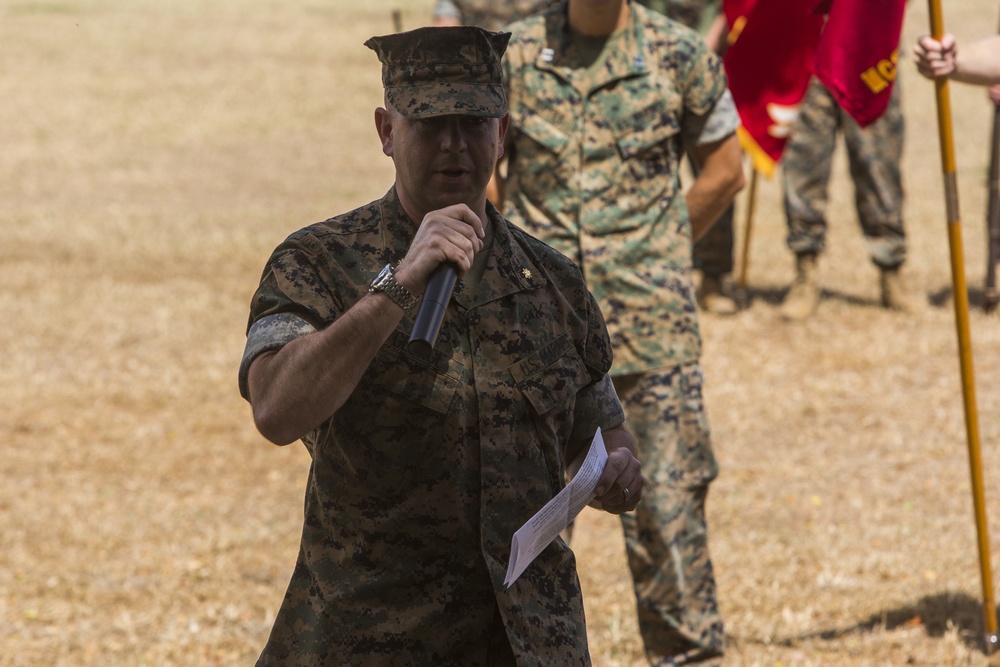 India Co., MCSB Change of Command