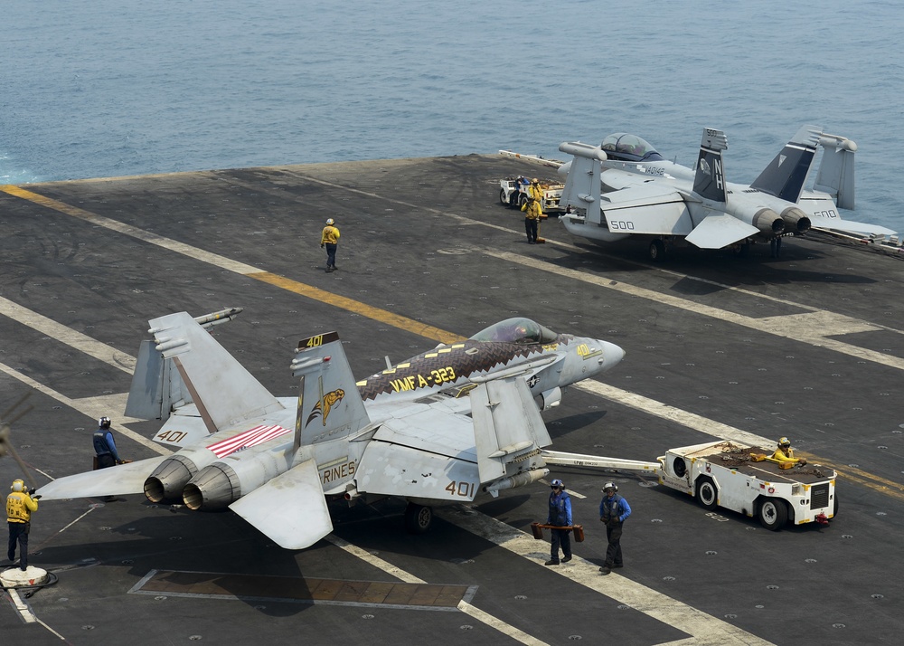 Nimitz Supports Operation Inherent Resolve