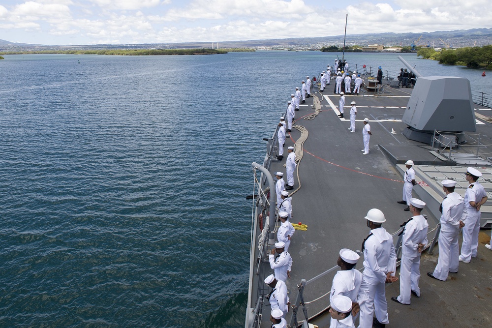USS Sterett Western Pacific Deployment
