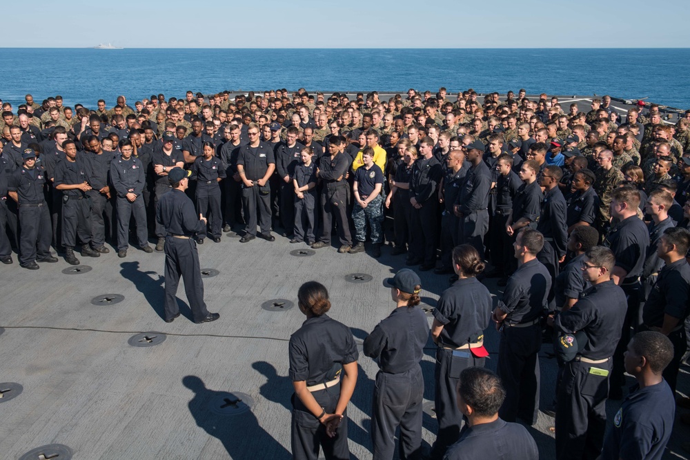 Rear Adm. Dalton visits USS Ashland