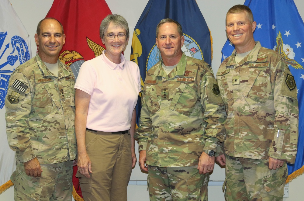 U.S. Air Force Distinguished Visitors in Baghdad, Iraq