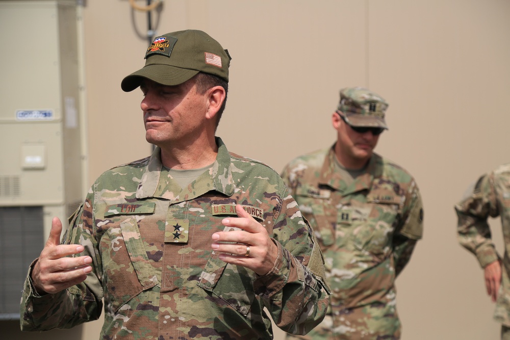 Maj. Gen Michael Loh, The Adjutant General of Colorado visits the 169th Field Artillery Brigade