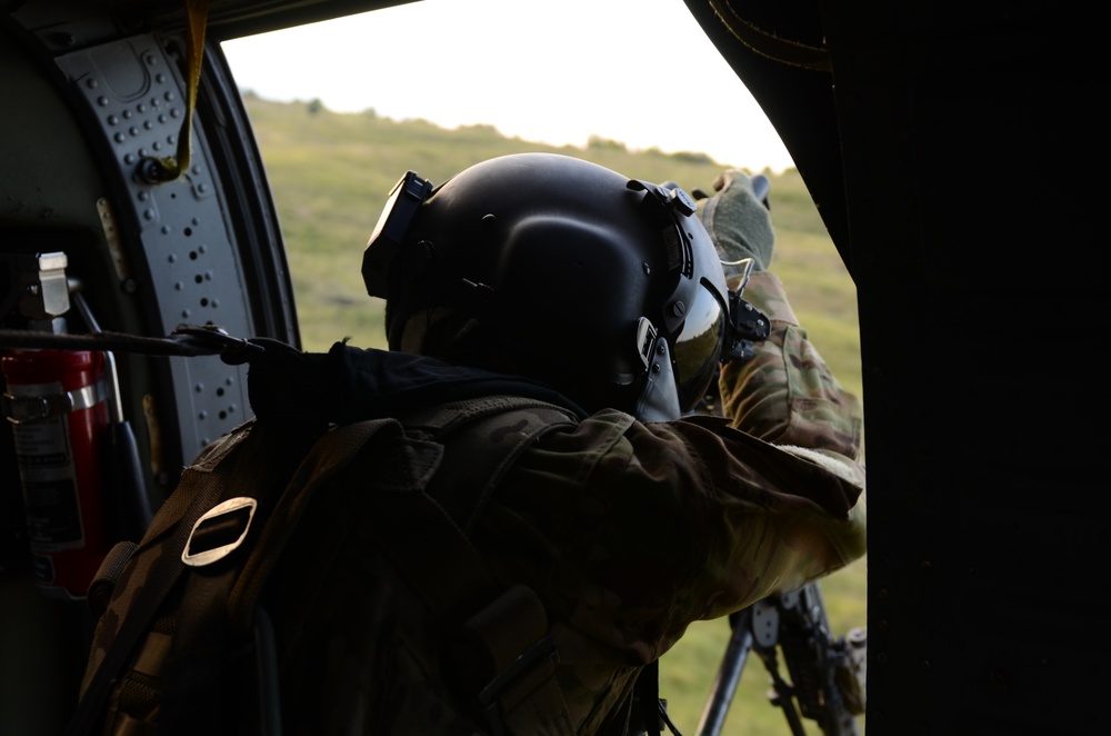 U.S. Soldiers hone aerial gunnery skills