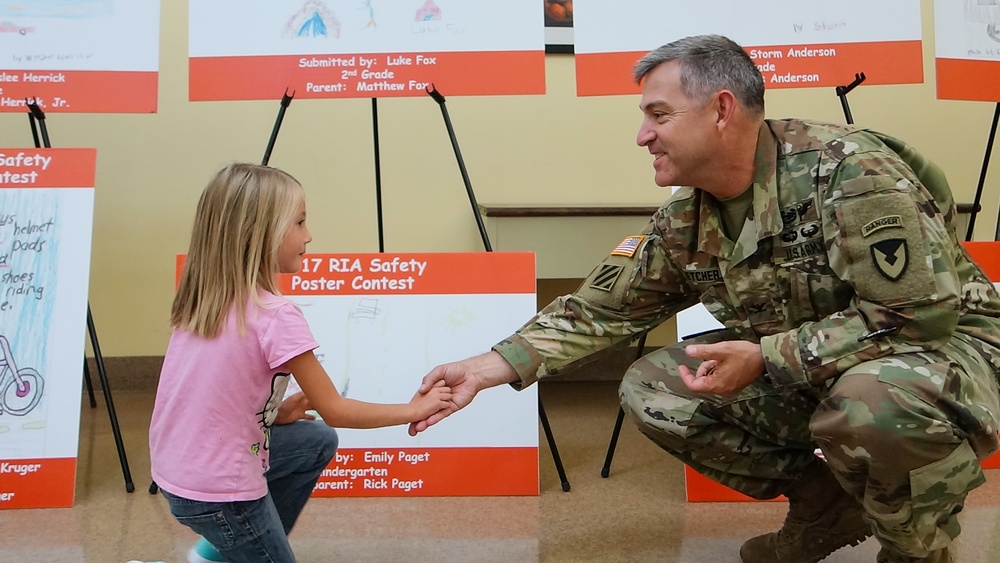 Children gather at RIA-JMTC for 9th annual Safety Poster Contest
