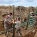 Battle Group Poland engineers dig in
