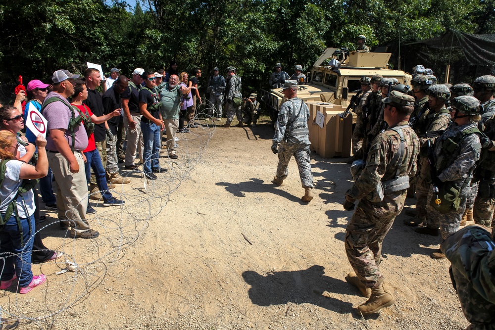 Combat ready: Military Police train in largest Army Reserve training exercise of the year