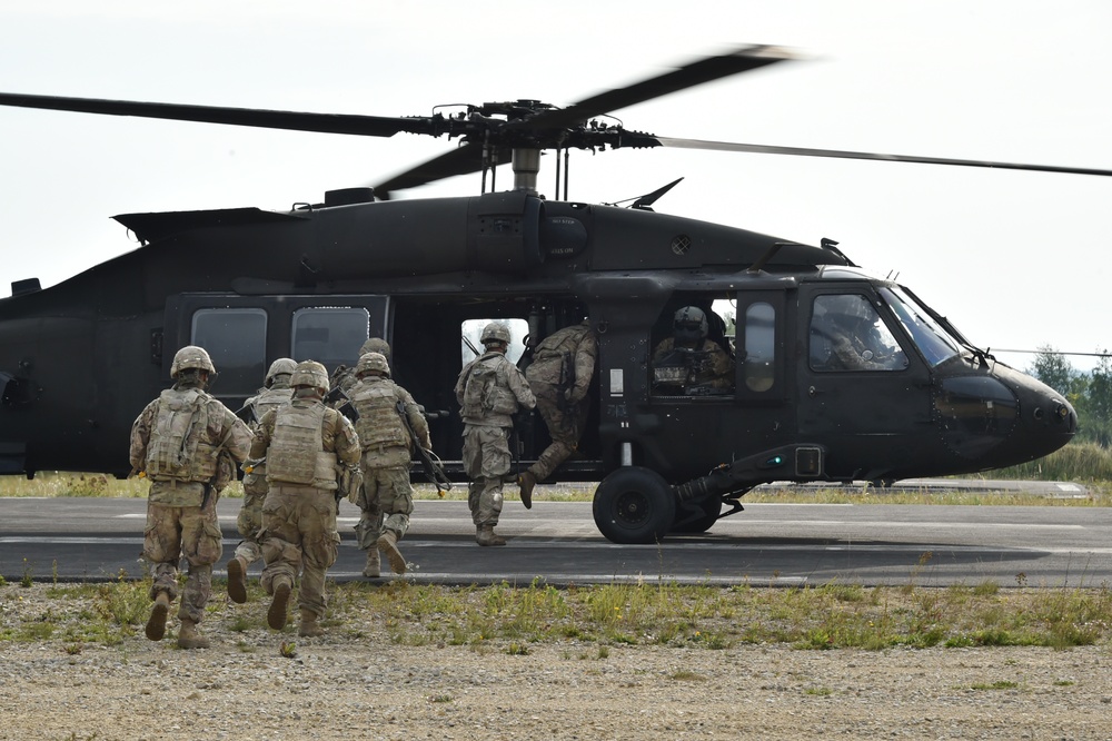 A Co.1-68 Armor Air Assault Exercise