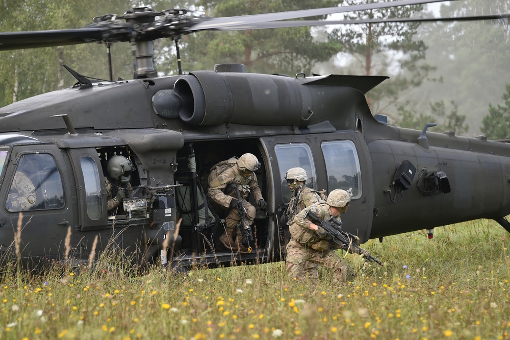 A Co.1-68 Armor Air Assault Exercise