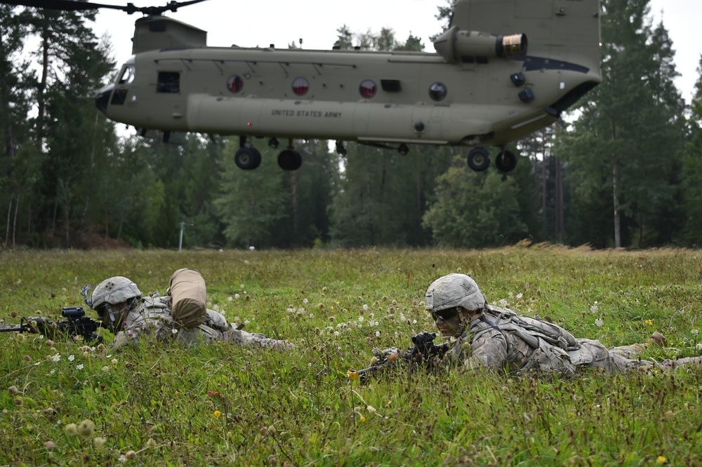 A Co.1-68 Armor Air Assault Exercise