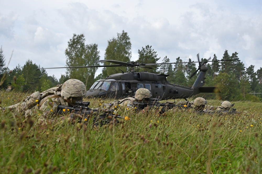 A Co.1-68 Armor Air Assault Exercise