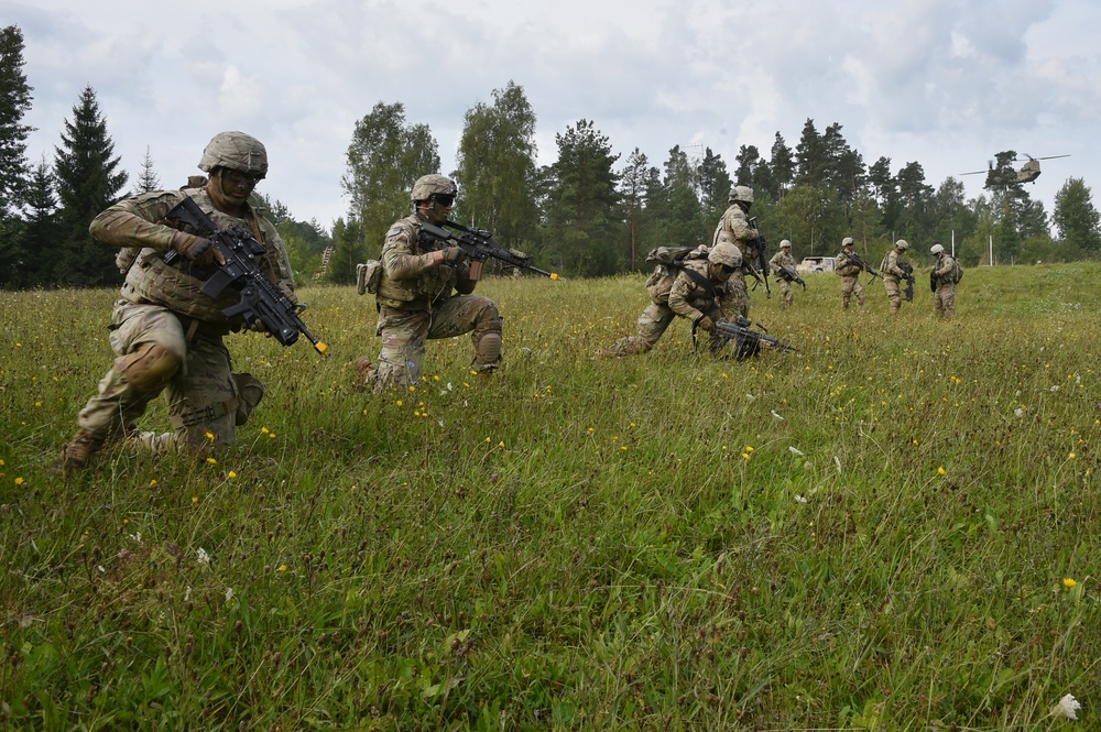 A Co.1-68 Armor Air Assault Exercise