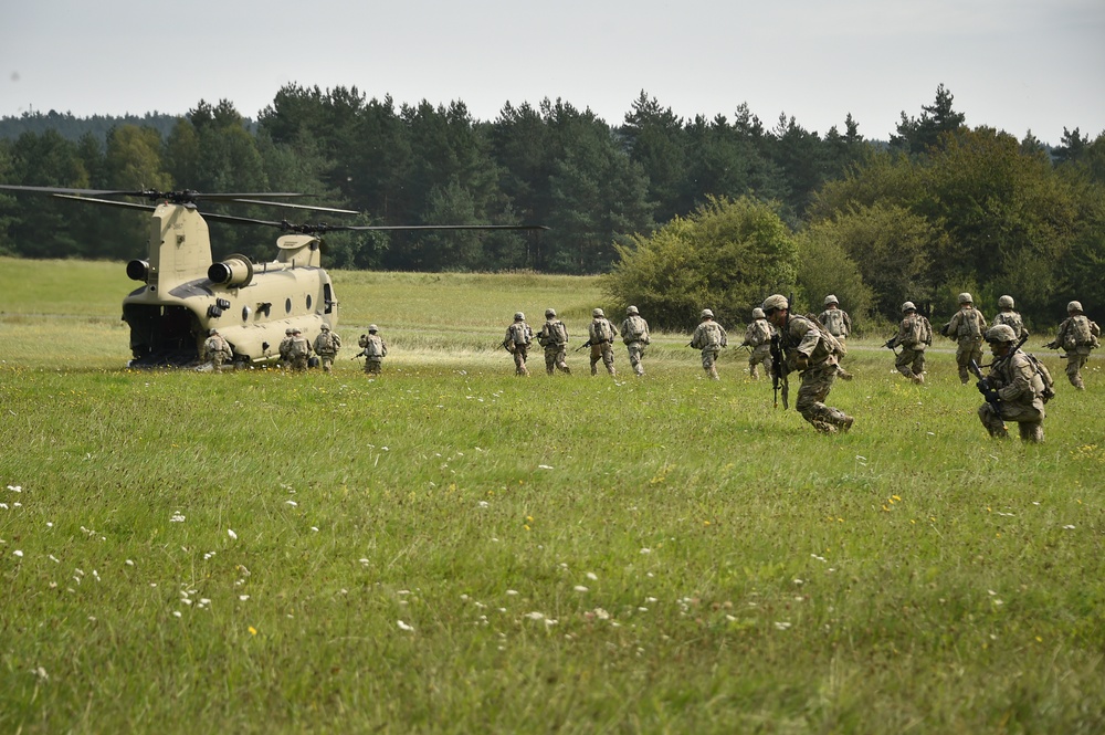 A Co.1-68 Armor Air Assault Exercise