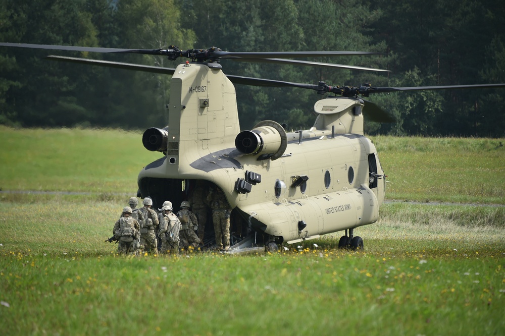 A Co.1-68 Armor Air Assault Exercise