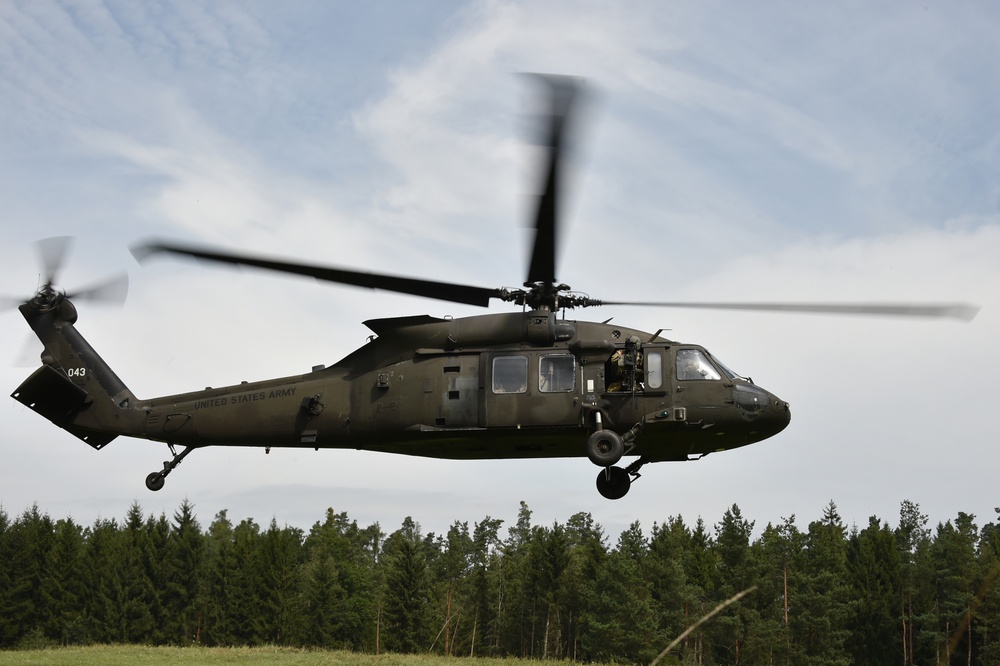 A Co.1-68 Armor Air Assault Exercise