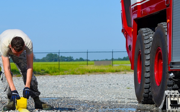 Firefighters tame flames
