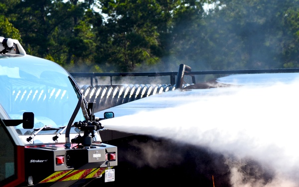 Firefighters tame flames