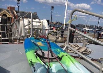 Coast Guard seeks public's help identifying owner of adrift kayak found off Hull, Massachusetts