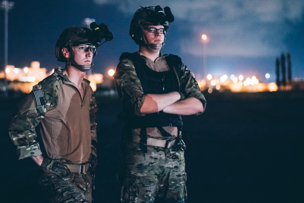 Anywhere; Any Time: Kadena FARP Team conducts nighttime refueling training