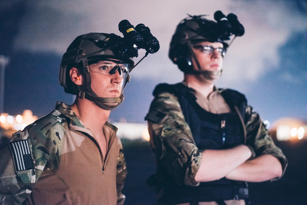 Anywhere; Any Time: Kadena FARP Team conducts nighttime refueling training