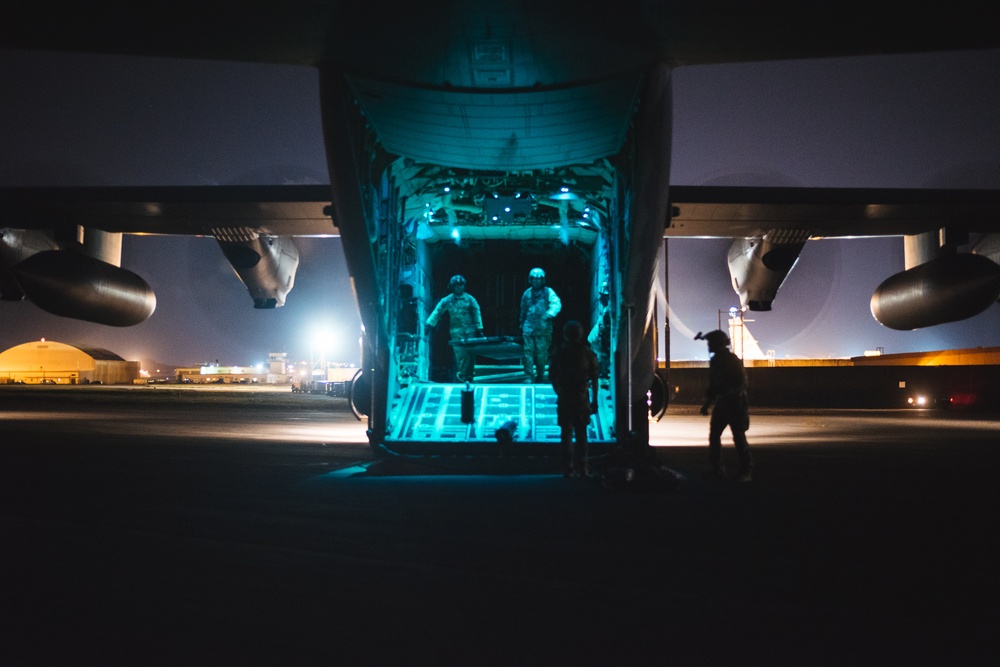 Anywhere; Any Time: Kadena FARP Team conducts nighttime refueling training