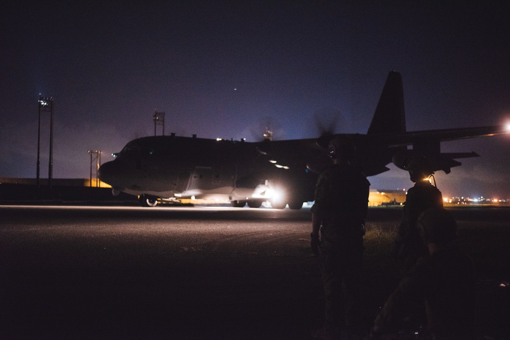 Anywhere; Any Time: Kadena FARP Team conducts nighttime refueling training