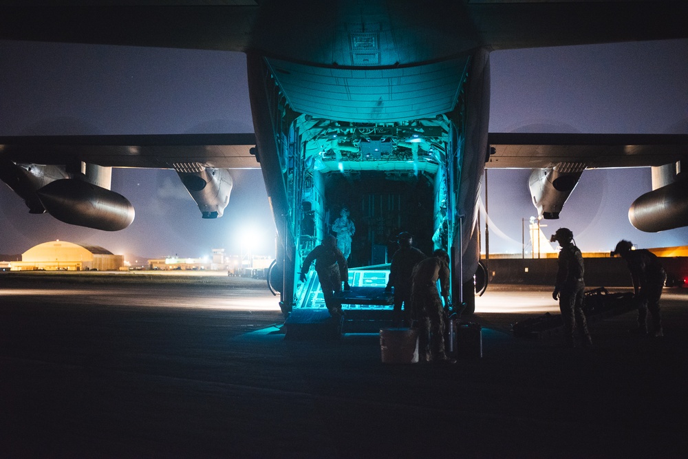 Anywhere; Any Time: Kadena FARP Team conducts nighttime refueling training