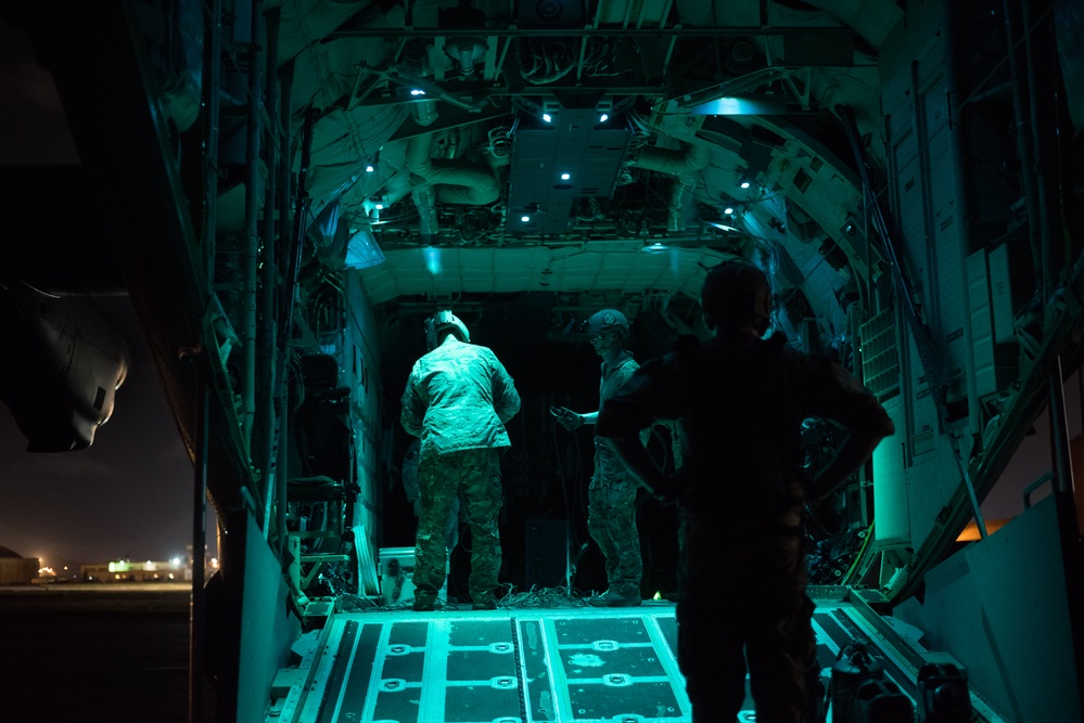 Anywhere; Any Time: Kadena FARP Team conducts nighttime refueling training